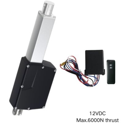 12V DC Heavy-Duty Electric Actuator Remote Control Kit 1300lb Load IP66
