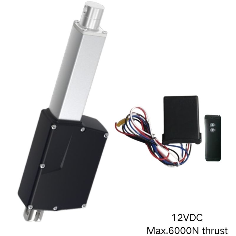 12V DC Heavy-Duty Electric Actuator Remote Control Kit 1300lb Load IP66